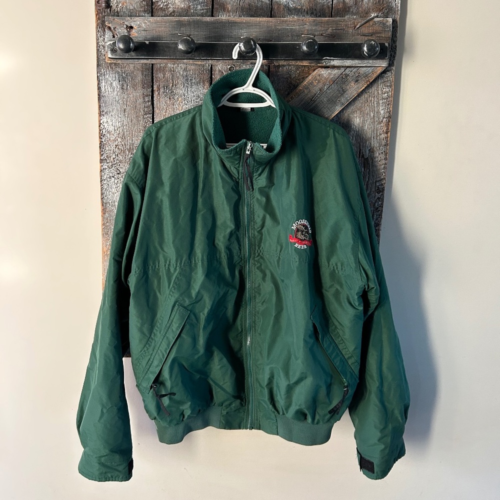 Men's Vintage Moosehead Lined Full Zipper Jacket